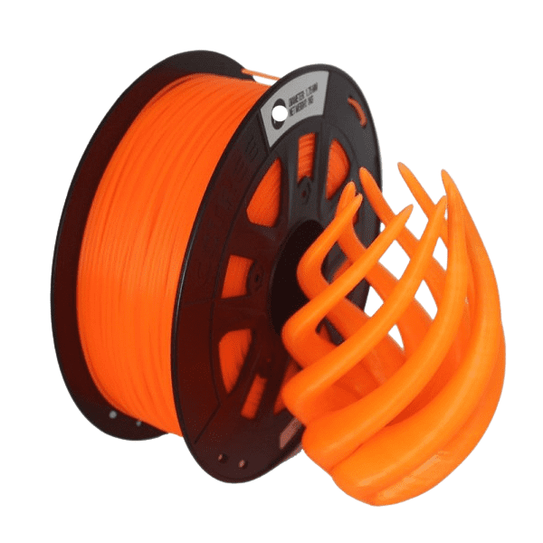 Orange CCTREE PLA 1.75mm 1kg 3D printing filament spool