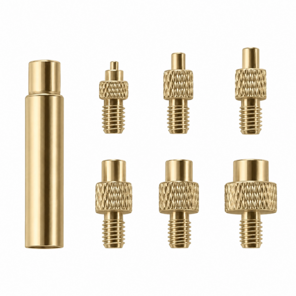 Heat Insert Nut Iron Tip Kit M2–M8 brass threaded insertion tool set