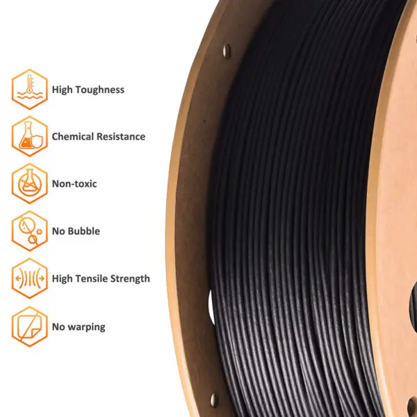Eryone PP-CF Black 700g carbon fibre filament spool