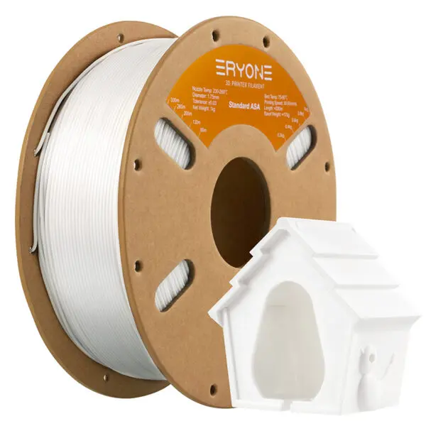 Eryone ASA White 1kg filament spool