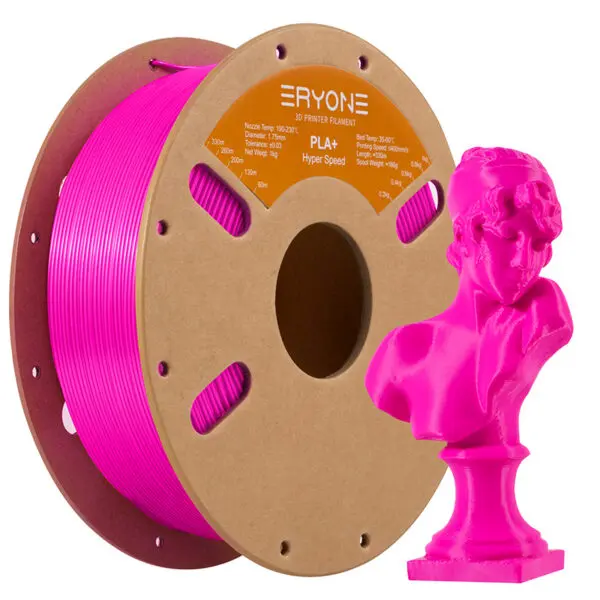Buy Eryone High Speed PLA Magenta 1kg in South Africa. Ultra-fast PLA filament on a plastic spool compatible with Creality CFS and Bambu Lab AMS.