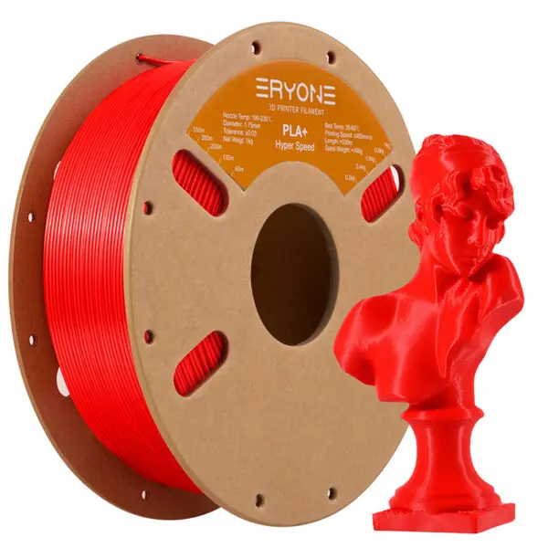 Eryone High Speed PLA Red 1kg filament spool