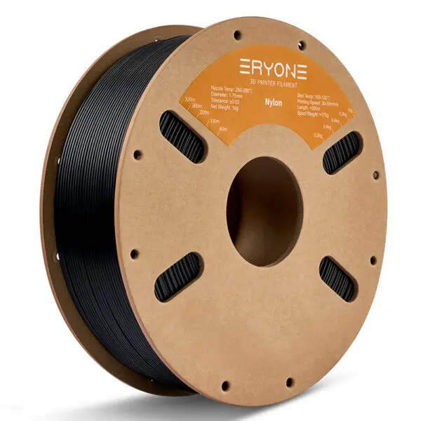 Eryone PA6 Nylon Black 1kg engineering filament spool