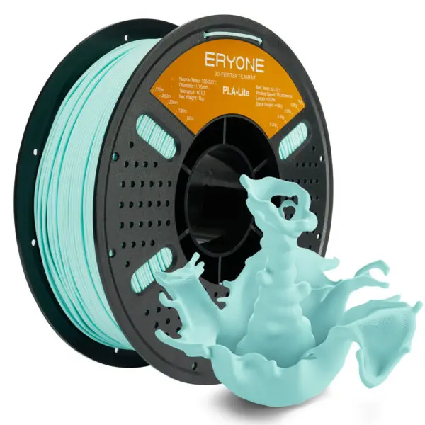 Eryone High Speed PLA+ Mint Green 1kg filament spool