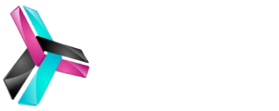 Xtrude 3D Logo Text White