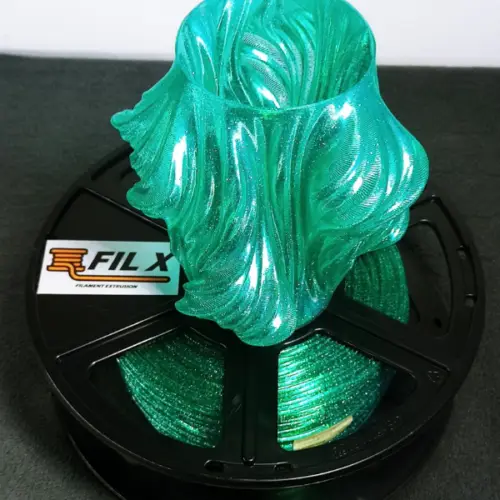 Fil-X 1.75mm  SBS Filament 0.5kg Green Glitter