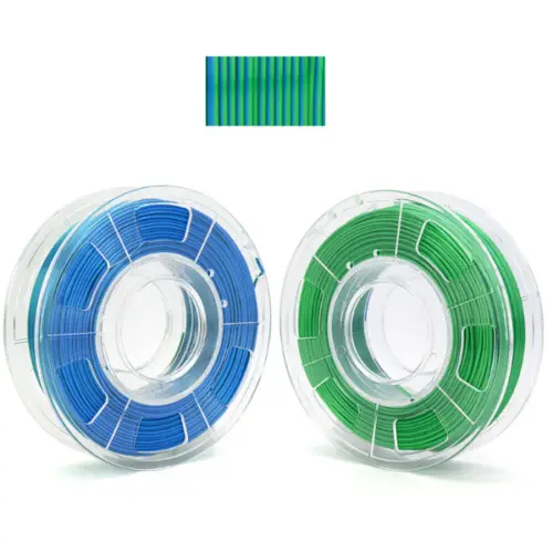 Dual Colour Green / Blue CCTREE PLA 1.75mm 1Kg