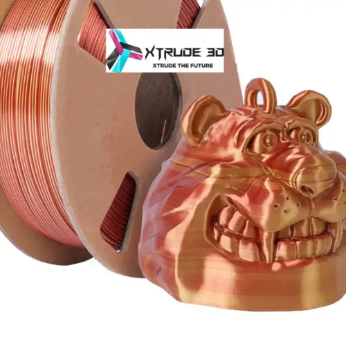 DUAL COLOR SILK PLA GOLD/COPPER 1.75mm 1kg