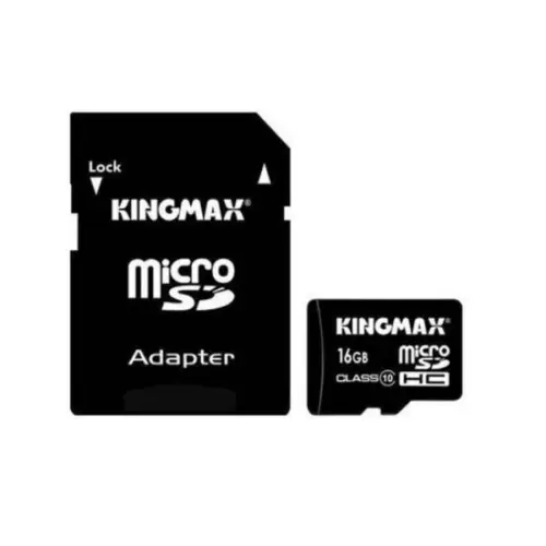 KINGMAX PRO 16GB CLASS 10 MICRO SD & ADAPTER