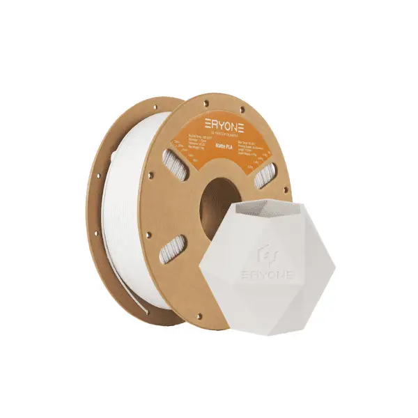 Eryone Matte White PLA Filament 1.75mm 1kg plastic spool