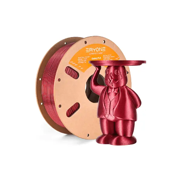 Eryone Sparkly Red PLA 1.75mm 1kg glitter 3D printing filament