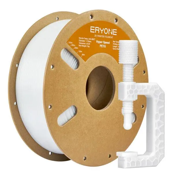 Eryone High Speed PETG White Filament 175mm 1kg