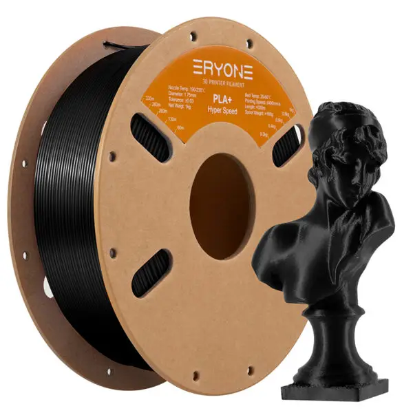 Eryone High Speed PLA Black Filament 175mm 1kg