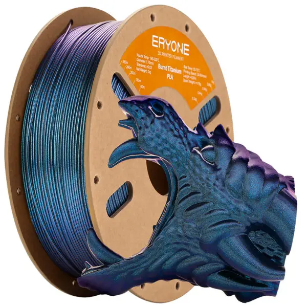 Eryone Burnt Titanium Technology Blue PLA Filament 175mm 1kg