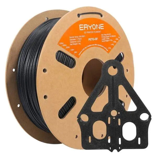 Eryone PETG Glass Fibre Black Filament 175mm 1kg