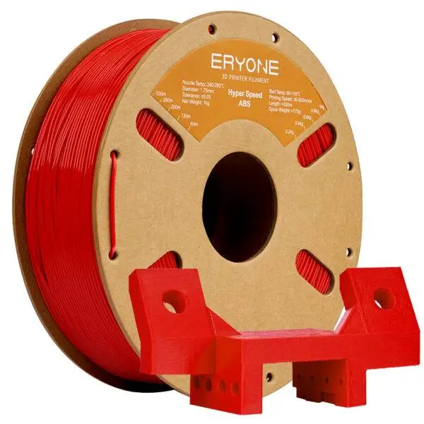 Eryone High Speed ABS Red 1.75mm 1kg – Ultra-Fast, Industrial-Grade ABS Filament