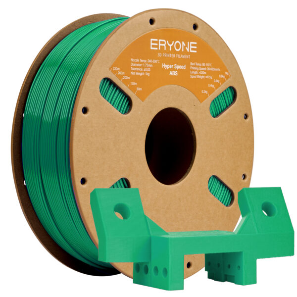 Eryone High Speed ABS Green 1.75mm 1kg – Ultra-Fast, Industrial-Grade ABS Filament