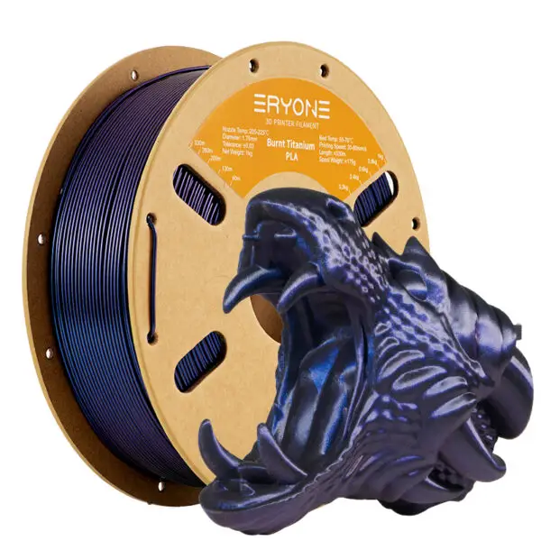 Eryone Burnt Titanium Blue Purple PLA Filament 175mm 1kg