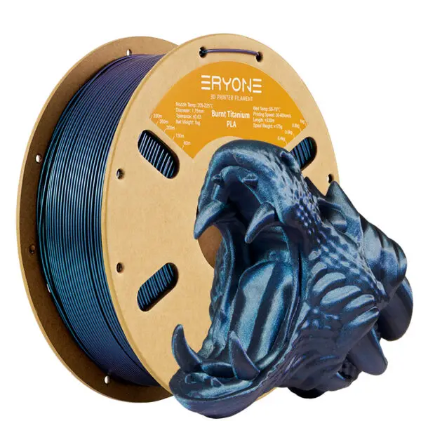 Eryone Burnt Titanium Blue PLA Filament 175mm 1kg